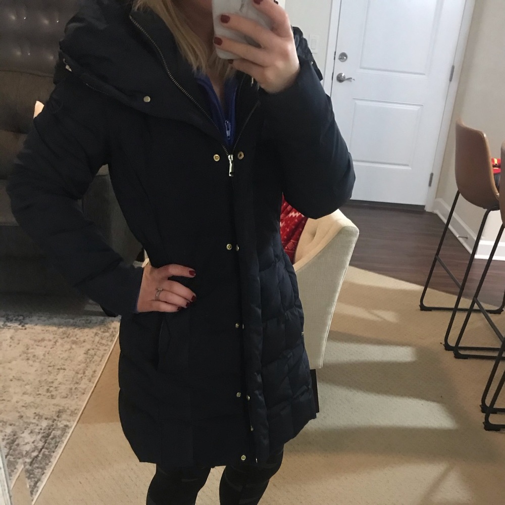 Cole Haan long parka coat